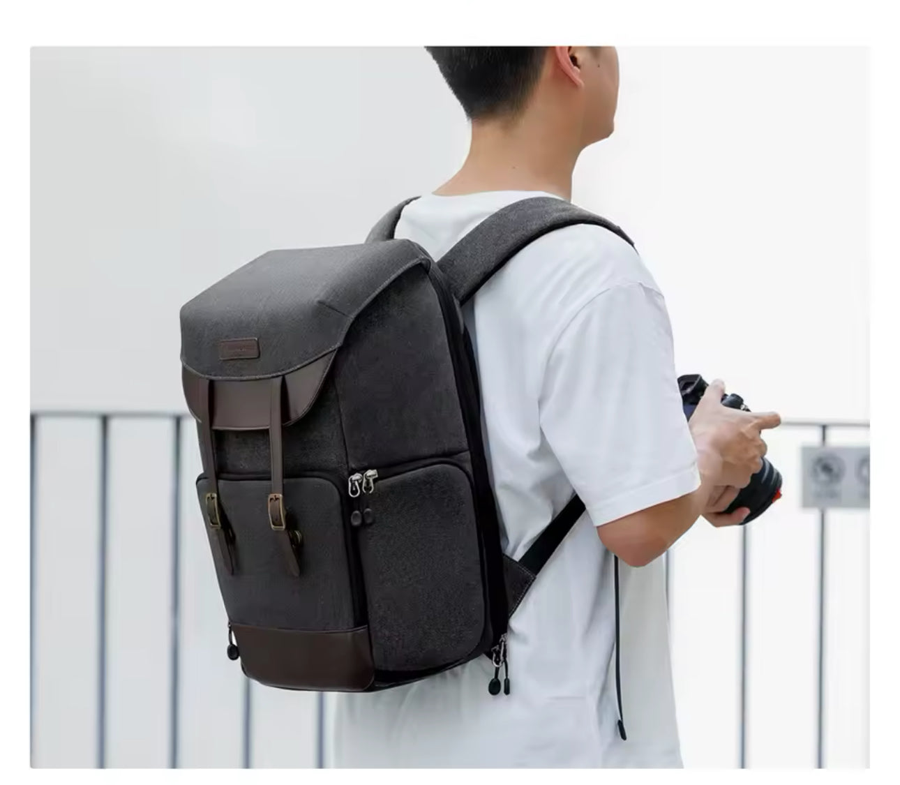 KS 20L Camera Backpack Waterproof Outdoor Travel Professional Photography Bag For Sony Canon DSLR Camera Carry Tripod