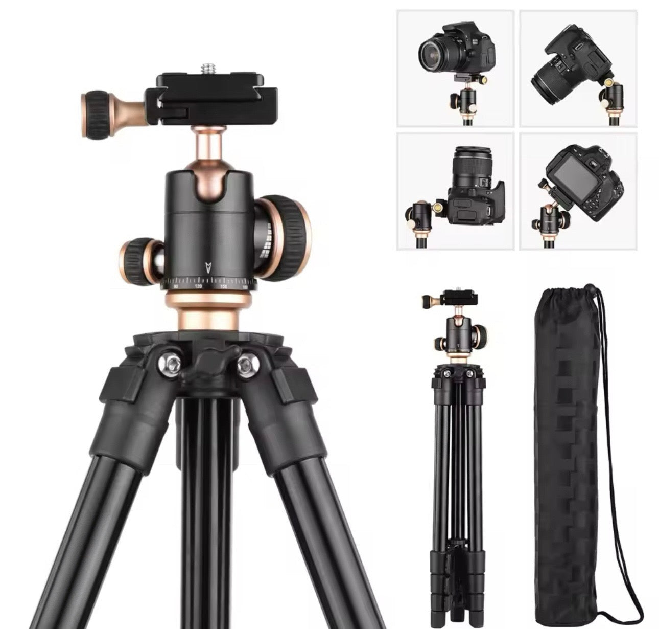 KS DSLR Tripod with Panoramic Ballhead - Canon Nikon Sony DSLR Camera