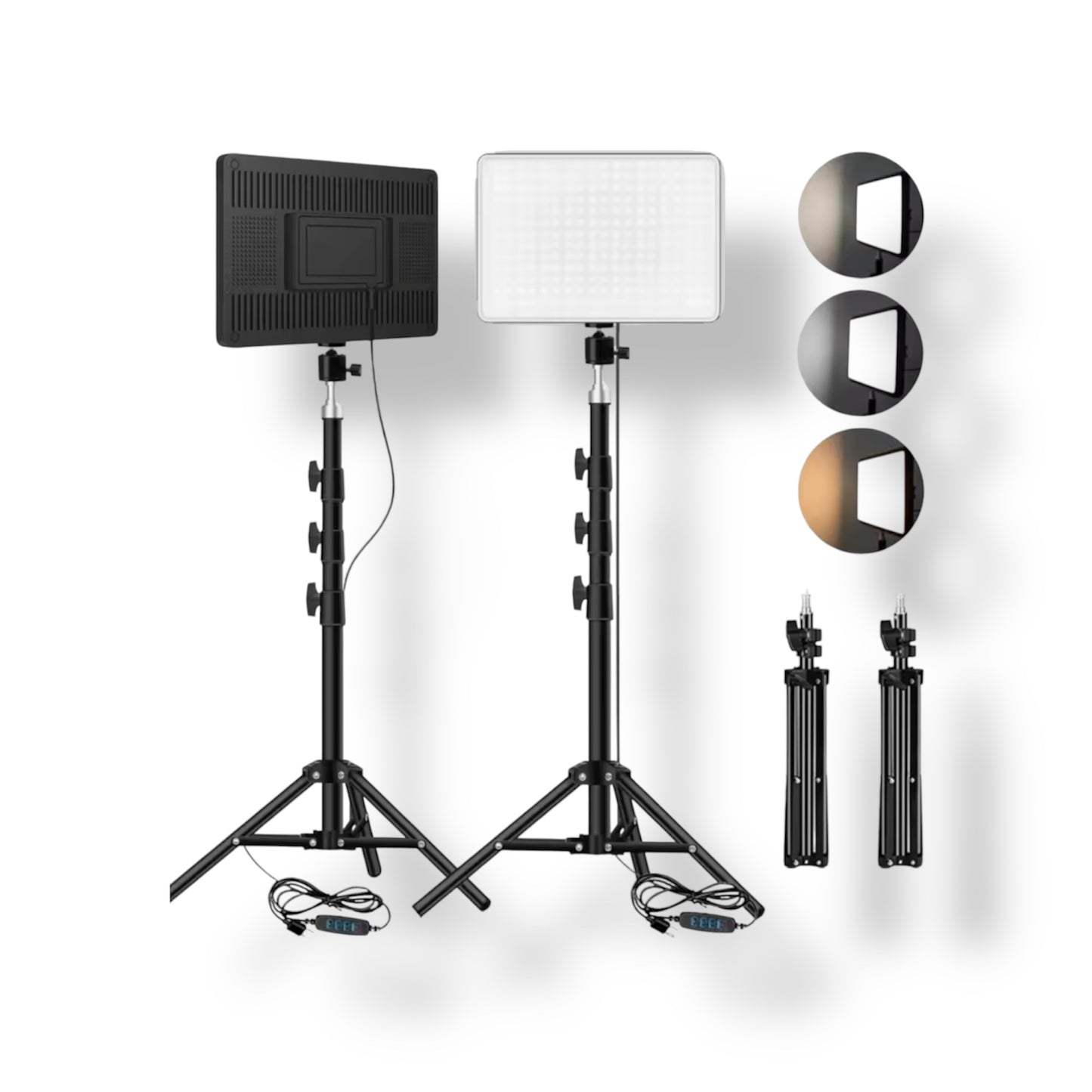 KS LED Studio Light w/ Tripod Photography Selfie Light Photo Studio Lamp
