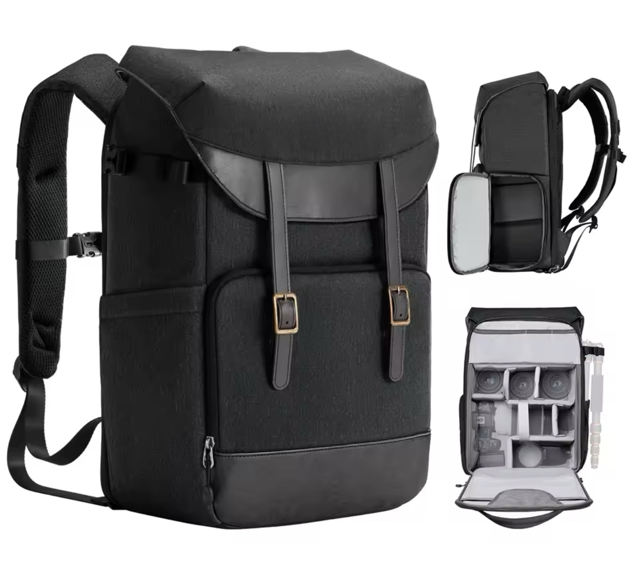 KS 20L Camera Backpack Waterproof Outdoor Travel Professional Photography Bag For Sony Canon DSLR Camera Carry Tripod